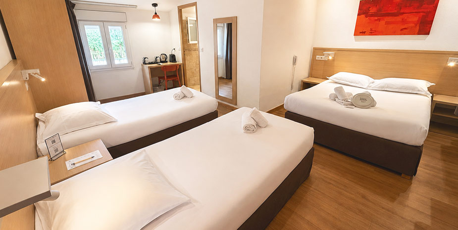 Chambre quadruple